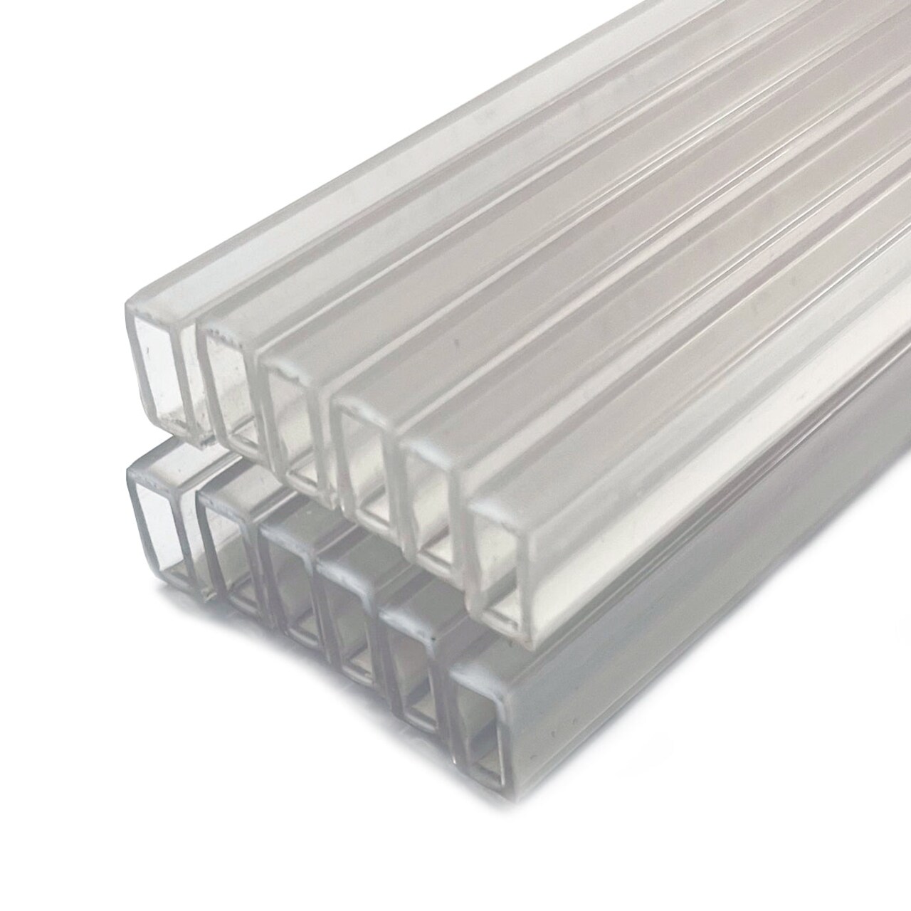 Framer Supply Archival Glass & Art Spacer – Clear 3/8", 60 Ft Hollow Bundle (12 x 5' Sticks), pH Neutral Peel-and-Stick Frame Spacer, for Archival Framing, Wall Mount Frames & Artwork Protection